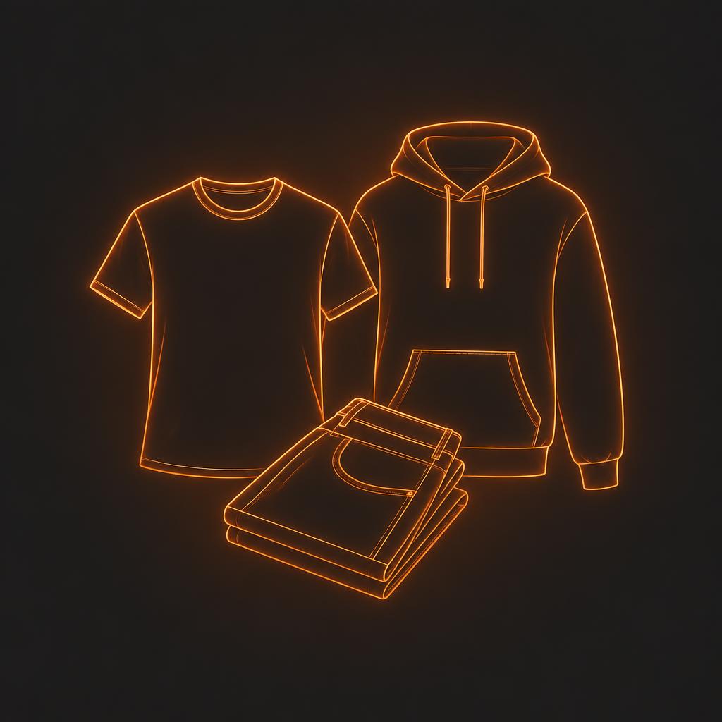 Apparel Basics Bundle — line-art illustration of the product category it covers